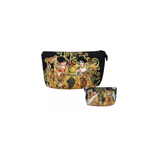 Műszálas neszesszer 22x13,5x1,5cm, Klimt:The Kiss-Adele – Carmani