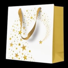 PAW Vortex Stars papír ajándéktáska CD-s 17x17x6cm