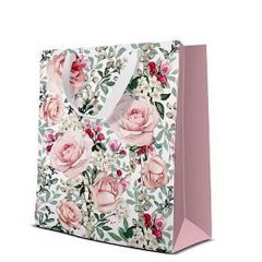 PAW Gorgeous Roses  papír ajándéktáska medium 20x25x10cm