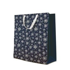 Colorful Snowflakes papír ajándéktáska big 30x41x12cm