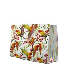   Exotic Birds papír ajándéktáska horizontal 33,5x26,5x13cm