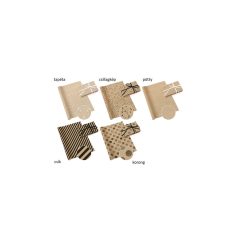 Csomagolópapír tekercs mintás kraft 200x70cm – PAW