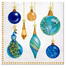 Peacock Collection papírszalvéta 33x33cm, 20 db-os