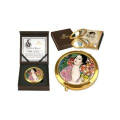   Kézitükör nagyítós, fémkeretben, dobozban 11cm, Klimt:A táncos – Carmani