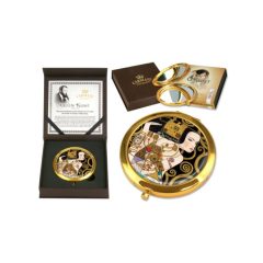   Kézitükör nagyítós, fémkeretben, dobozban 11cm, Klimt:Várakozás – Carmani