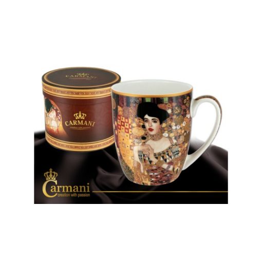 Porcelánbögre 400ml, Klimt: Adele Bloch – Carmani