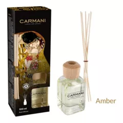   Szobaillatosító 100ml, Klimt: Kiss dobozban, rattanpálcikával, Amber(Borostyán)