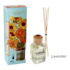   Szobaillatosító 100ml, Van Gogh: Napraforgók dobozban rattanpálcikával, levendula