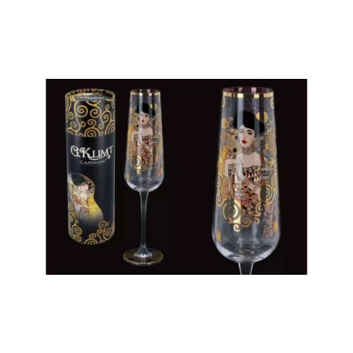 Talpas üvegpohár 200ml, Klimt: Adele – Carmani