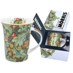 Porcelánbögre 350ml, William Morris, dobozban