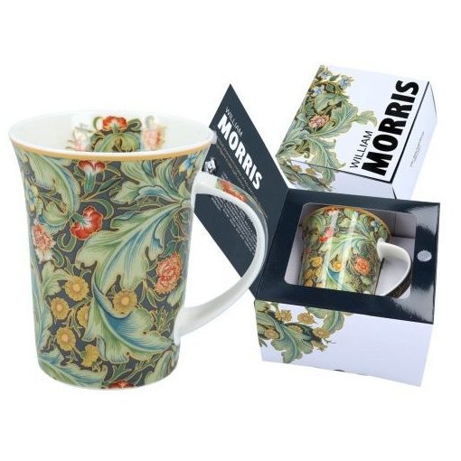 Porcelánbögre 350ml, William Morris, dobozban