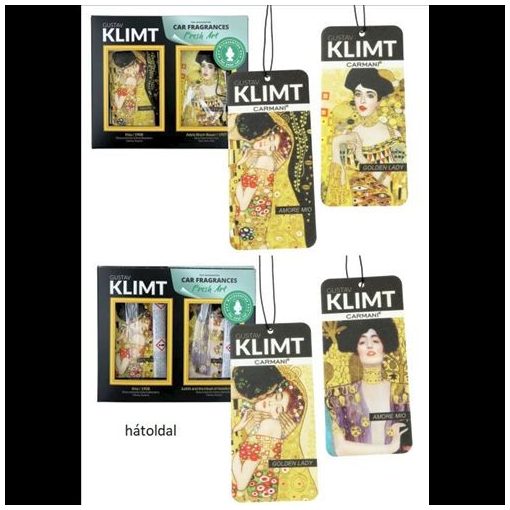 Autóillatosító karton, 12,8x6cm, Klimt, Amore Mio-Golden Lily (2 db-os)