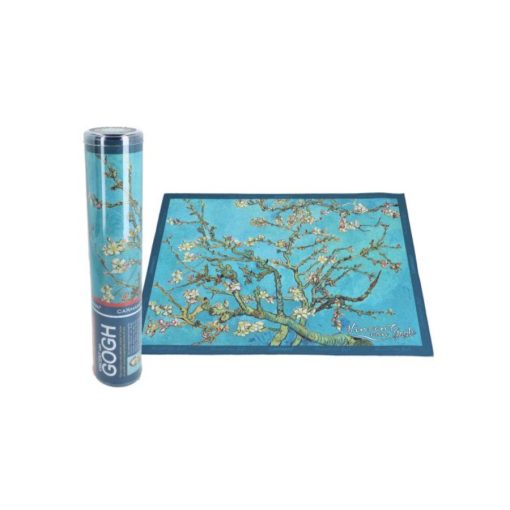 Szövött jellegű tányéralátét 29,5x40cm, polyester, Van Gogh:Mandulavirágzás – Carmani