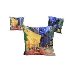   Párna 45x45cm, polyester, Van Gogh: Kávéház éjjel – Carmani