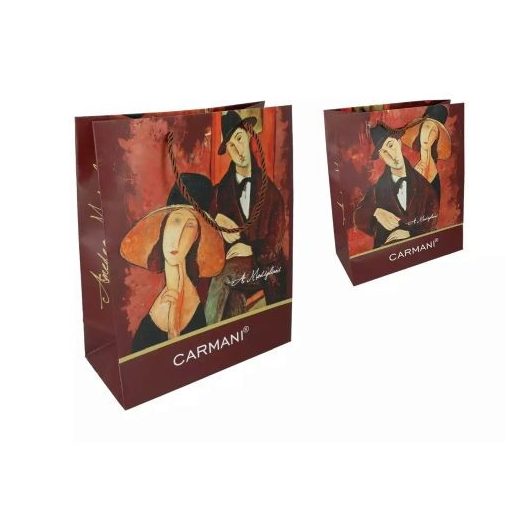 Ajándéktáska papír 25x20x10cm, Modigliani
