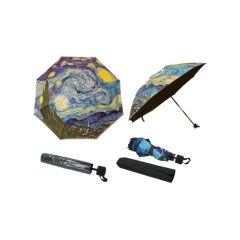   Automata esernyő 100cm, összezárva 24cm, Van Gogh: Csillagos éj – Carmani