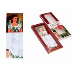 Mágneses notesz 6x18cm, Frida Kahlo: Én és a papagájok