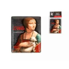 Hűtőmágnes 50x70mm, Leonardo da Vinci: Hermelines Hölgy