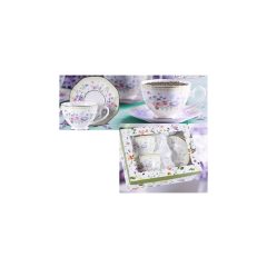   Joana porceláncsésze+alj, 260ml, 2 személyes, dobozban – Veroni