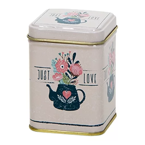 Fémdoboz 60x60x80mm, 50g, Teabloom – The Box