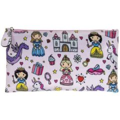   Gyerek tolltartó és neszesszer 12x1x10cm, gyöngyvászon, Fairy Tale