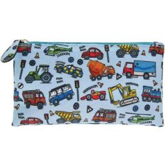   Gyerek tolltartó és neszesszer 12x1x10cm, gyöngyvászon, Little Star Vehicles