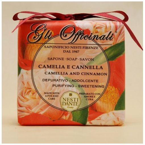 Gli Officinali, camellia and cinnamon szappan 200g