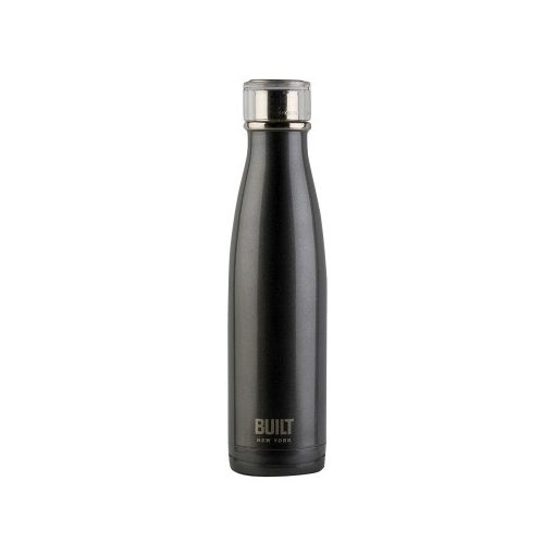 Duplafalú termosz (24h hideg, 6h meleg) rozsdamentes acél, 483ml, Grey, Built