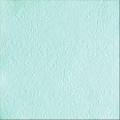 Elegance Aqua dombornyomott papírszalvéta 40x40cm, 15db-os