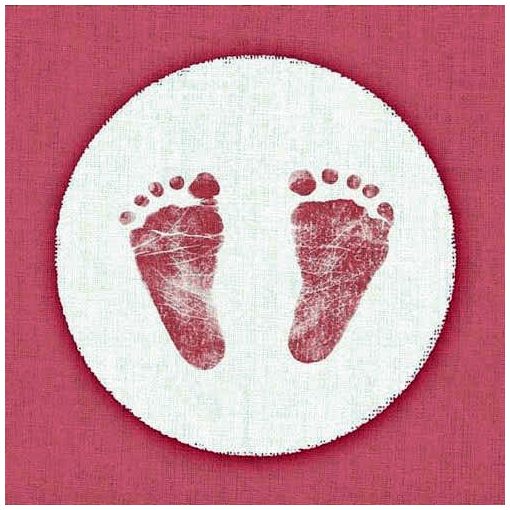 Baby Steps Girl papírszalvéta 33x33cm, 20db-os