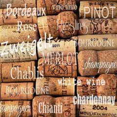 Wine Corks papírszalvéta 25x25cm, 20db-os