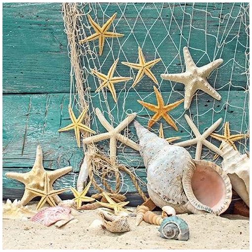 Starfish papírszalvéta 33x33cm, 20db-os