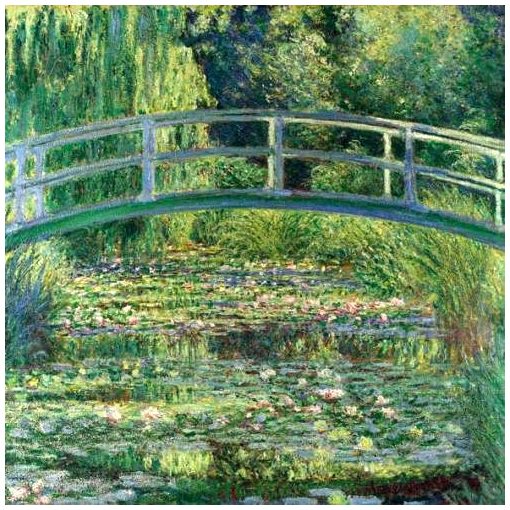Monet: Water-Lily Pond papírszalvéta 33x33cm, 20db-os