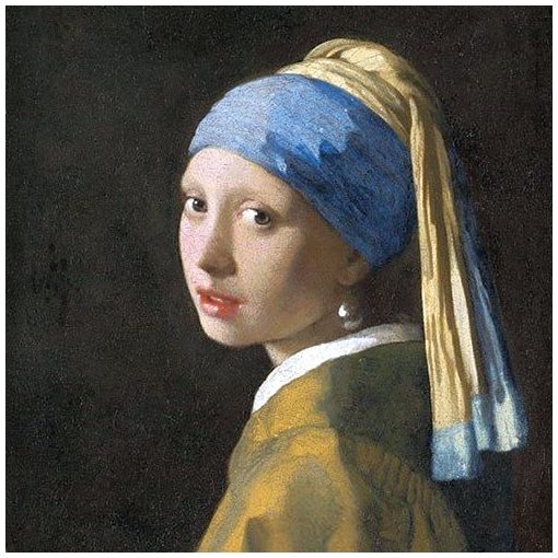 Girl with The pearl Earring papírszalvéta 33x33cm, 20db-os, Vermeer