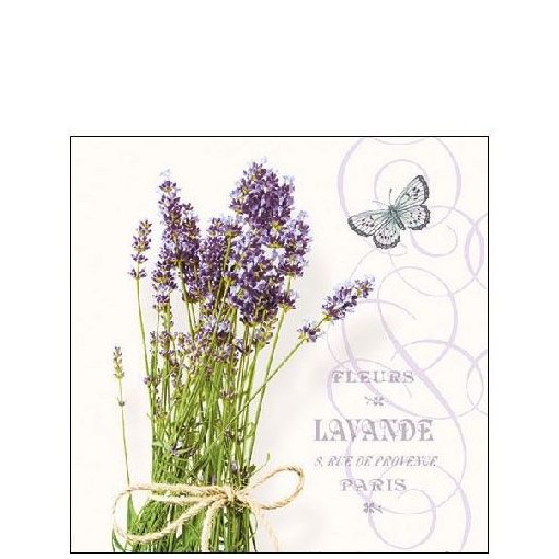 Bunch of Lavender papírszalvéta 25x25cm, 20db-os