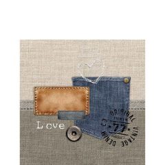Original Denim papírszalvéta 25x25cm, 20db-os