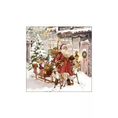   Christmas Visit papírszalvéta 33x33cm, 20db-os – Ambiente