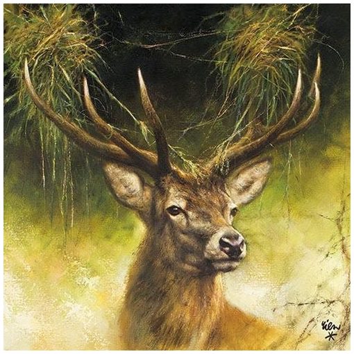 Proud Deer papírszalvéta 33x33cm, 20db-os