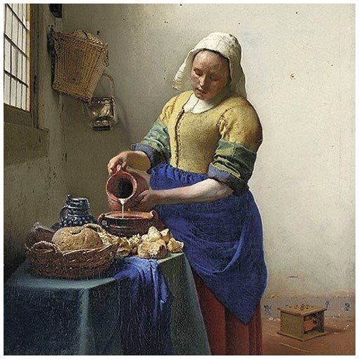 The Milkmaid papírszalvéta 33x33cm, 20db-os, Vermeer