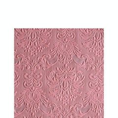   Elegance pastel rose dombornyomott papírszalvéta 25x25cm, 15db-os