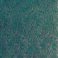   Elegance Ivy Green dombornyomott papírszalvéta 40x40cm, 15db-os