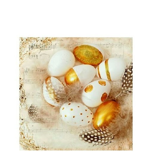 Golden Eggs papírszalvéta 25x25cm, 20db-os