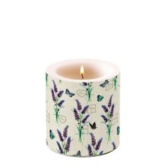 Lavender With Love Cream átvilágítós gyertya 8x7,5cm
