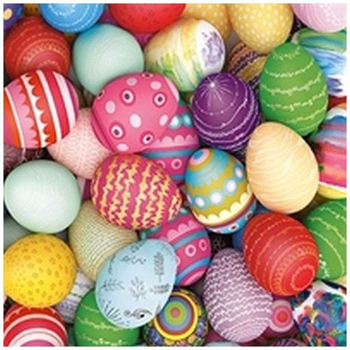 Colorful Eggs papírszalvéta 33x33cm, 20db-os