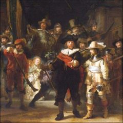   Night Watchpapírszalvéta 33x33cm, 20db-os (Rembrandt: Éjjeli őrjárat)