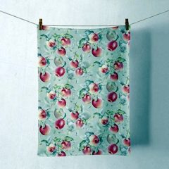 Fresh Apples Green konyharuha 50x70cm, 100% pamut
