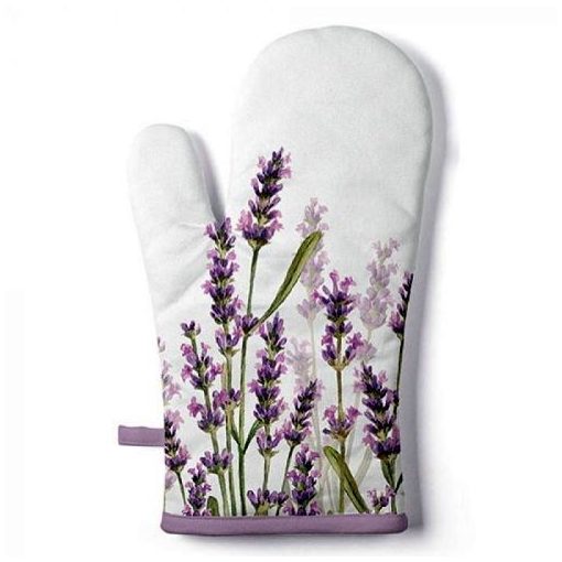 Lavender Shades white edényfogó kesztyű 18x30cm, 100% pamut