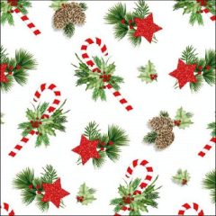 Ornaments For X-Mas papírszalvéta 33x33cm, 20db-os