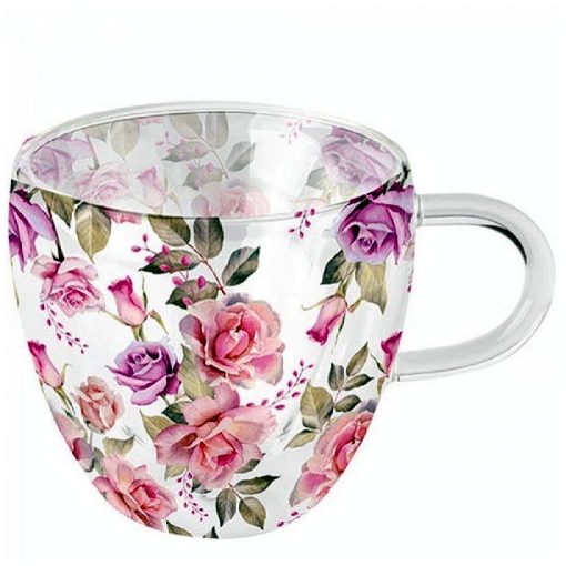 Ambiente Josephine duplafalú borosilicate üvegcsésze 0,25L