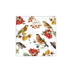 Autumn birds papírszalvéta 33x33cm, 20db-os – Ambiente